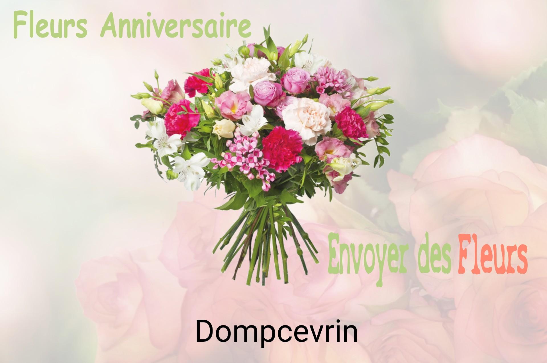 Bouquet de fleurs d’anniversaire livré à Dompcevrin