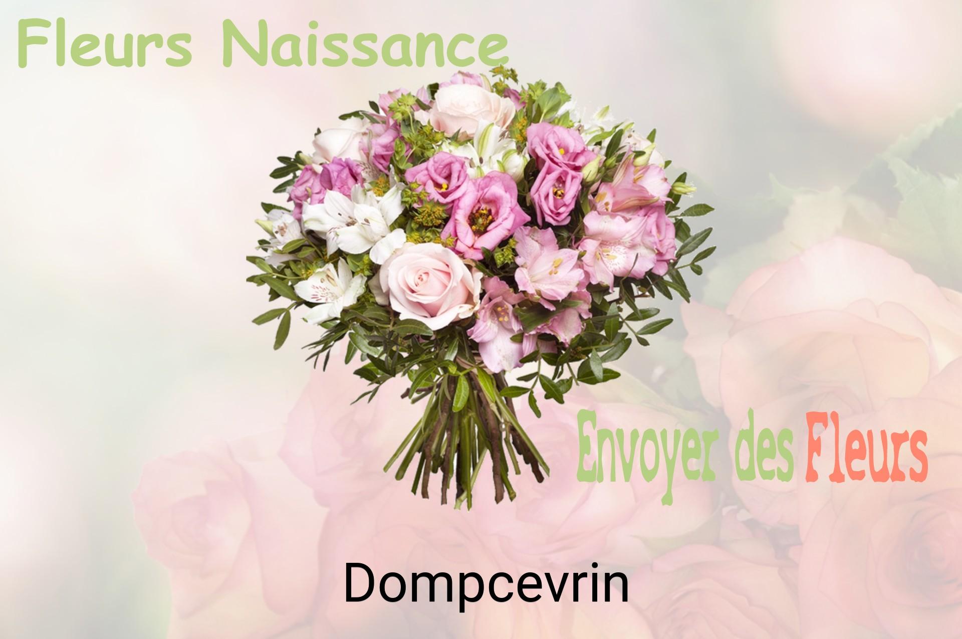 Bouquet de fleurs de naissance livré à Dompcevrin